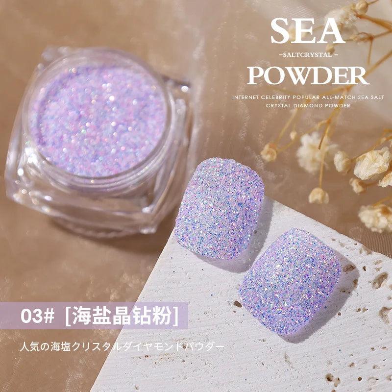 1Jar Silver/gold Holographic Nail Glitter Powder DIY Shiny Nail Glitter Dust Decoration UV Gel Nail Pigment Sequin Accessories 9