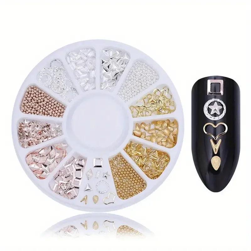 Nail Parts Nail Art Glitter Rhinestone Crystal Gems Jewelry Bead Manicure Decoration Accessories Nail Supplies For Professionals