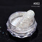 1Jar Silver/gold Holographic Nail Glitter Powder DIY Shiny Nail Glitter Dust Decoration UV Gel Nail Pigment Sequin Accessories 9