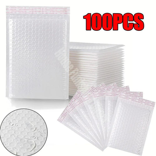 80pcs Bubble Mailers Wholesale White Padded Envelope for Packaging Mailing Gift Self Seal Shipping Bags Bubble Envelope