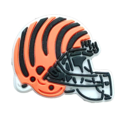 Rugby Team Helmet Nfl Collection Shoe Charms DIY Shoe Decorations Accessories Decorations Sandal Decorate for Crocs Kids Gift