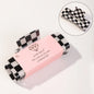 1Pcs Pink Checkered Large Hair Claw Clip for Women Girl,Cute Strong Hold Clip,Y2K Hair Barrettes Hair Accessories for Thick Hair