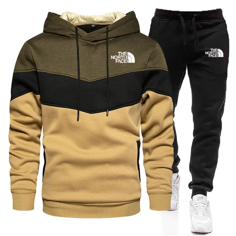 New Fashion Tracksuit For Men Hoodie Fitness Gym Clothing Men Running Set Sportswear Jogger Men'S Tracksuit Winter Suit Sports