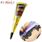 Natural Indian Henna Brown Color Tattoo Paste Cone Temporary Drawing Tattoo Stencil Women Makeup Body Art Cream