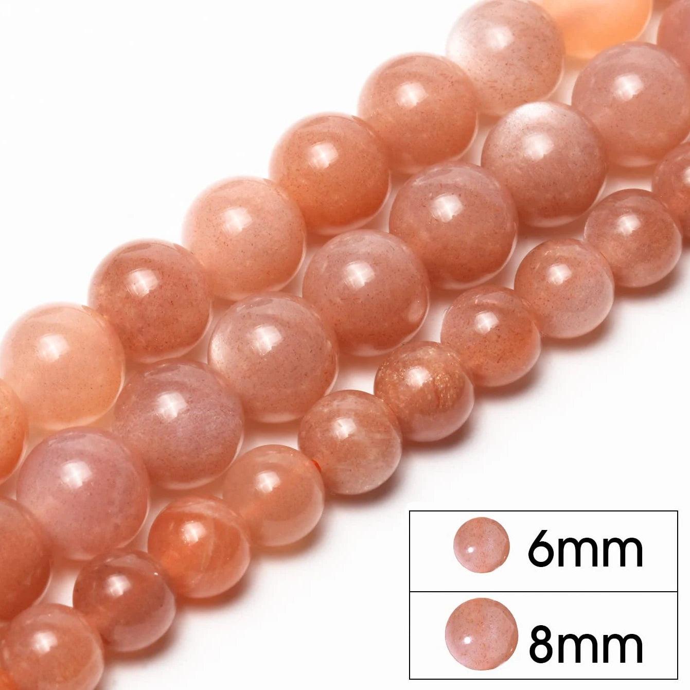 6/8mm AAA Natural Stone Beads Tourmaline Amazonite Emerald Labradorite Beads for Jewelry Making Handmade DIY Bracelet Accessory