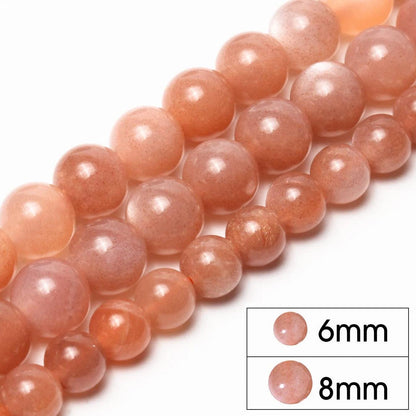 6/8mm AAA Natural Stone Beads Tourmaline Amazonite Emerald Labradorite Beads for Jewelry Making Handmade DIY Bracelet Accessory