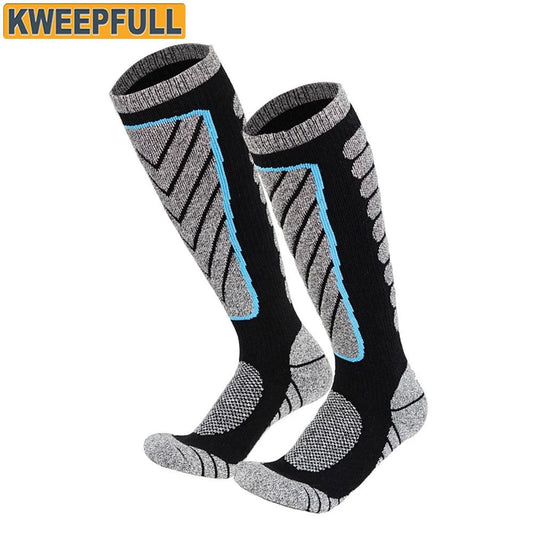 1Pair Ski Socks Merino Wool Thermal Knee High Winter Snowboard Sport Socks Men Women, Hunting