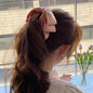 Lystrfac New Banana Clip Bow Hair Clips for Women Girls Back Head Double Layer Hairpin Horsetail clip Fashion Hair Accessories