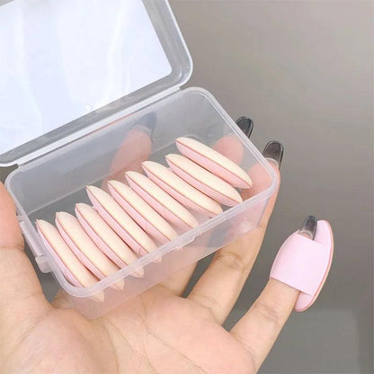 5/10Pcs Mini Finger Puff Foundation Powder Detail Makeup Sponge Puff Face Concealer Cream Blend Cosmetic Accessories Makeup Tool