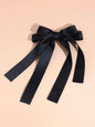 Lystrfac Fashion Fabric Ribbon Hair Bow Hairpin for Women Girls Hair clips Back Head Top Clip Female Hair Accessories