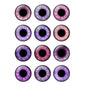 24pcs/bag 14mm Purple Pupil Eyes Chips Suitable for Blythe Doll Glass Cabochons DIY Accessories Bulk Items Wholesale H216