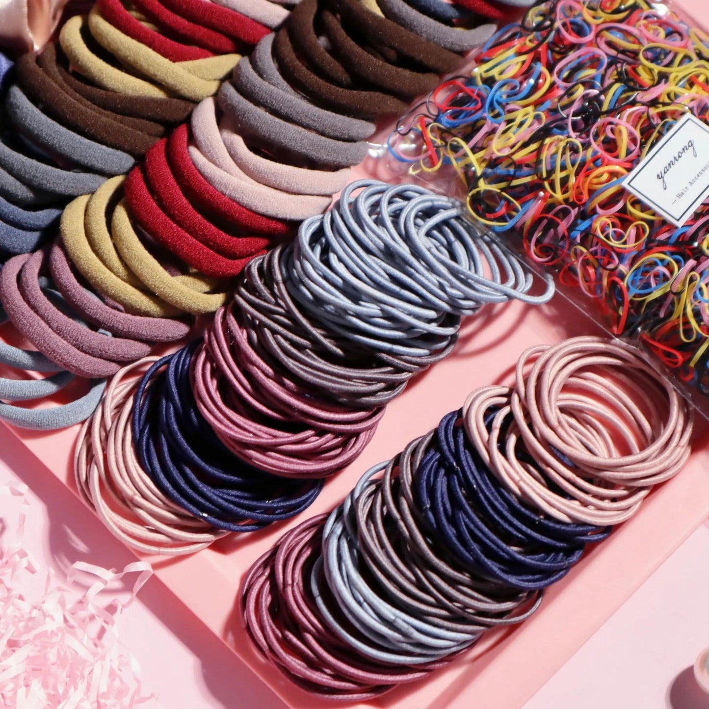 1159PCS Hair Accessories for Woman Set Seamless Ponytail Holders Variety Hair Scrunchies Hairbands Scrunchy Hair Ties