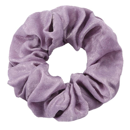 5/1pc Accessoires Women Girls Silky Satin Hair Scrunchies Solid Stretch Elastic Simple Elegant Rubber Band Ponytail Tie low cost