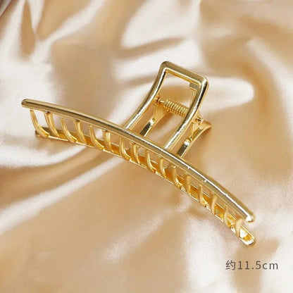 Fashion Simple Gold Hair Claw Clip Butterfly Geometric Elegant Hair Clip Claw Clamp for Girls Headwear Women Hair Accessories