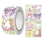 500Pcs/Roll Sanrio Stickers Kawaii Hello Kitty Melody Kuromi Cinnamoroll Luggage Graffiti Decals Kid Toy Decoration Sticker Gift