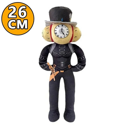 Newest Skibidi Toilet Clockman Titan TV Man Speakerman Plush Toys Horror Game Cartoon Stuffed Doll Kids Birthday Christmas Gifts