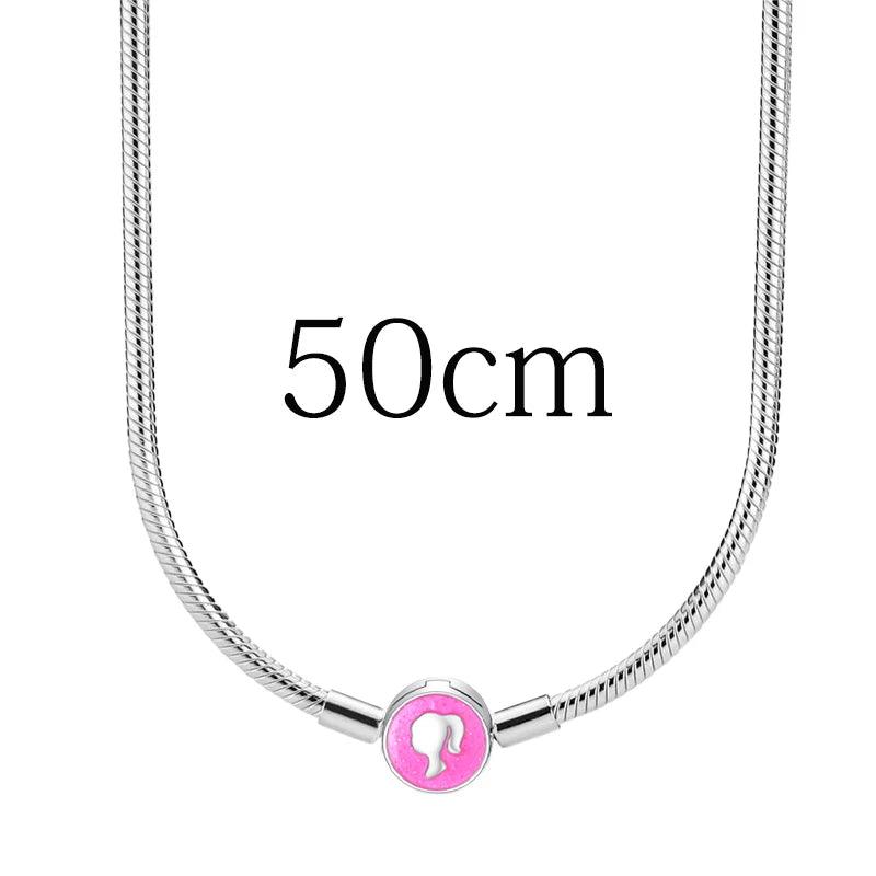 Hot sale % 100 925 sterling silver Barbie series pendant suitable for original 925 sterling silver women's bracelet DIY jewelry