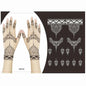 Reusable Temporary Henna Tattoo Stencil Arm Sleeve Mehndi Stencils Designs Painting Template DIY Tattoo Supplies