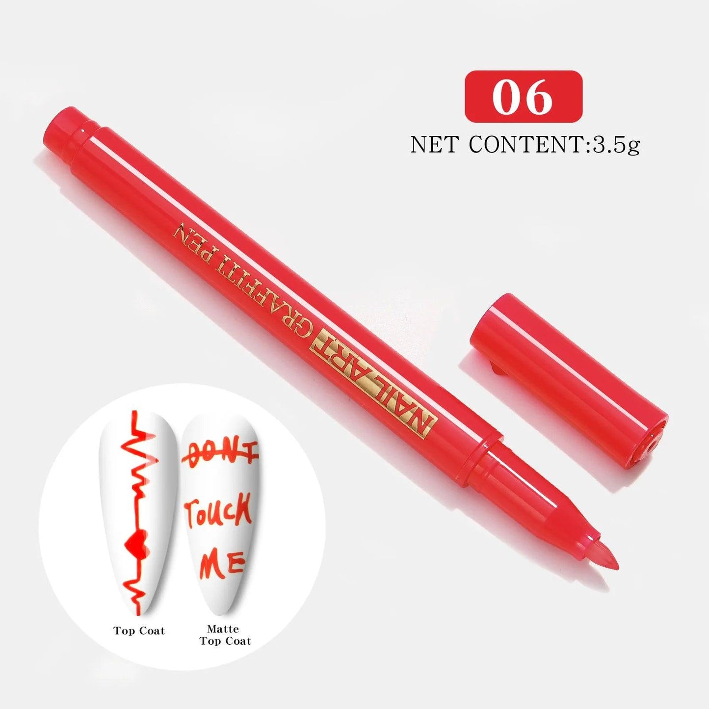 Nail Art Drawing Graffiti Pen Waterproof Painting Liner Brush DIY 3D Abstract Lines Fine Details Flower Leaf Nail Manicure Tools