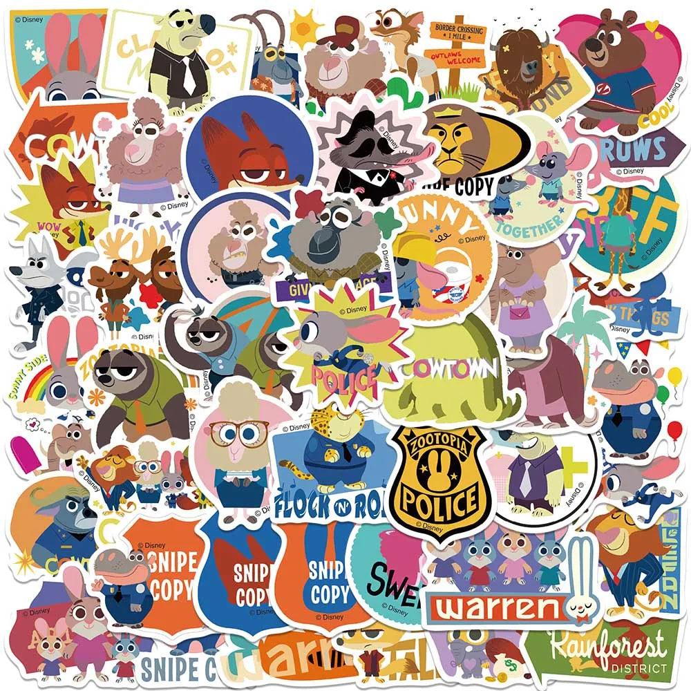 10/50/100pcs Disney Mix Cute Cartoon Micky Princess Stickers Graffiti Decal Laptop Luggage Skateboard Waterproof Sticker Kid Toy