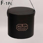 Round Floral Boxes Flower Packaging Paper Bag Gift Storage Box Snacks Candy Packaging Box With Lid Lanyard