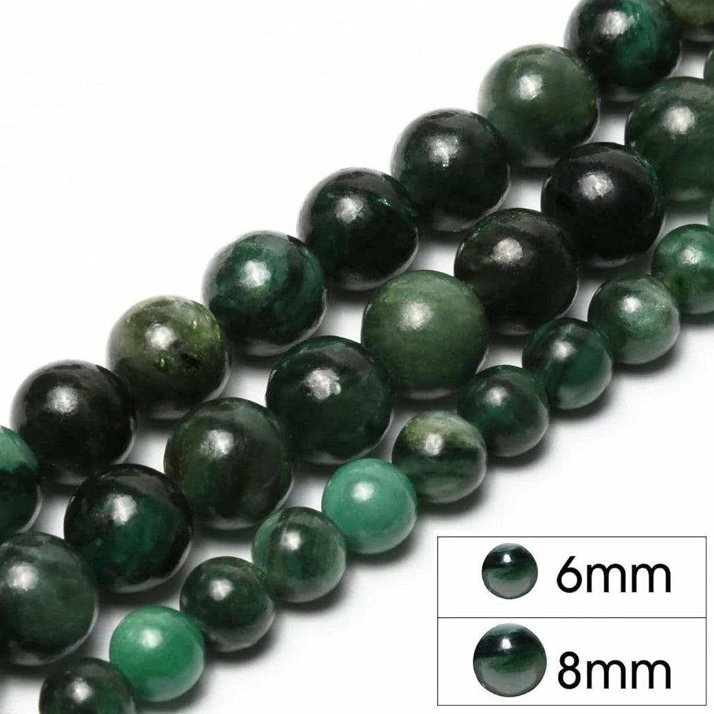 6/8mm AAA Natural Stone Beads Tourmaline Amazonite Emerald Labradorite Beads for Jewelry Making Handmade DIY Bracelet Accessory