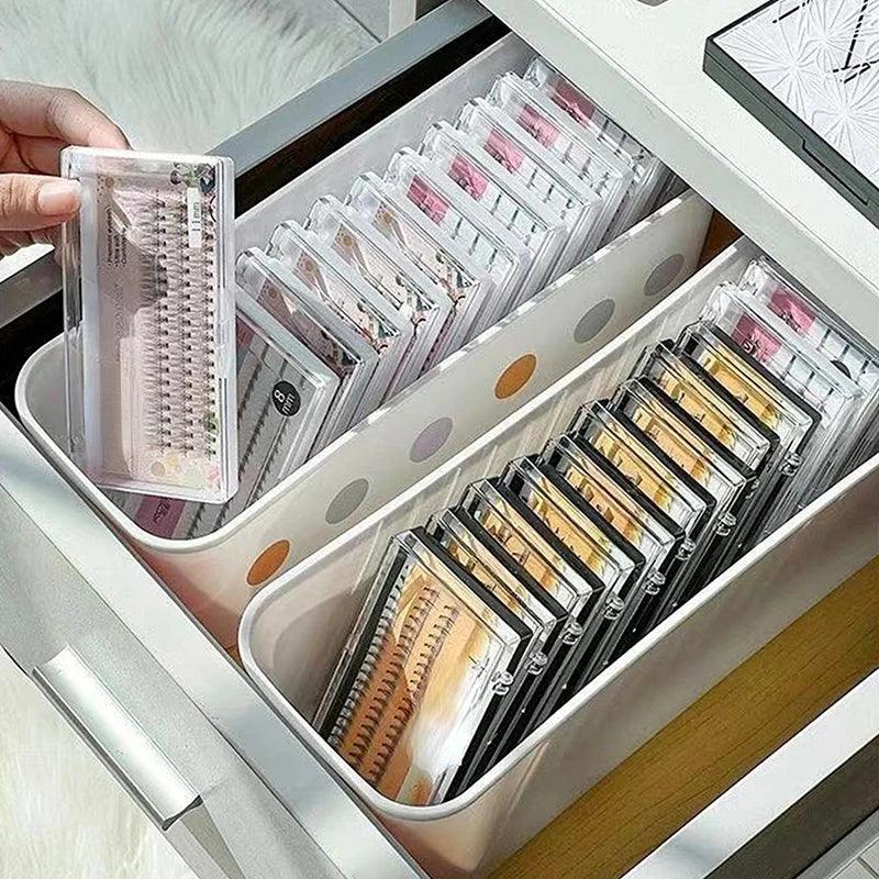 1Pc False Eyelash Storage Box For Eyelash Extension Tool Organizer Lash Accessories Cosmetic Makeup Tools Storage Box