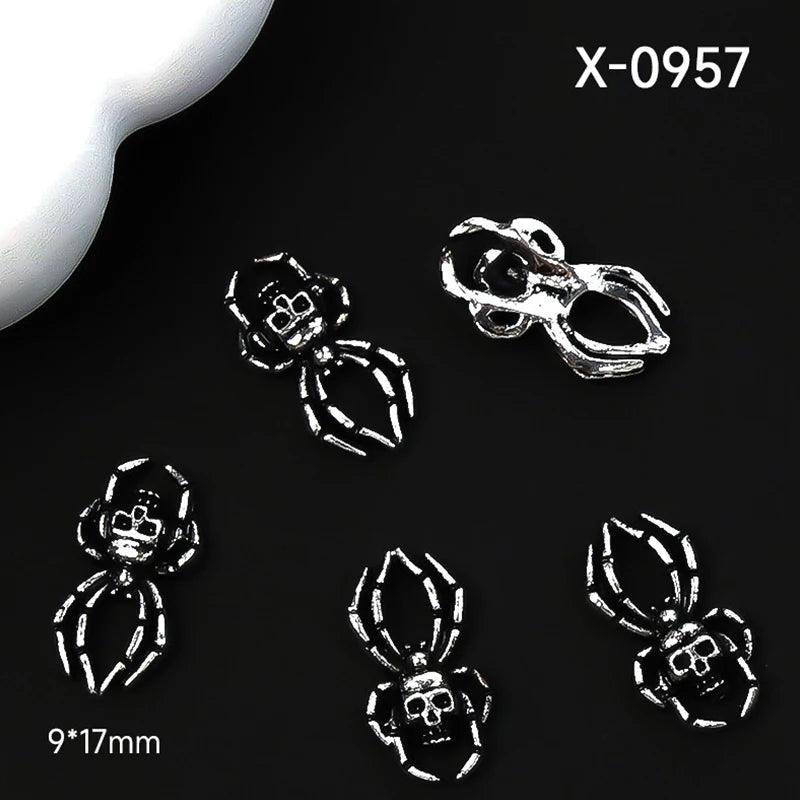 3D Halloween Evil Eye Design Nail Charm Fashionable Mixed Color Eyes Decorations Gems Glitter Acrylic DIY Shinning Jewelry