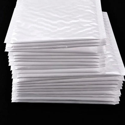 50/30/10Pcs White Bubble Envelope Bags 11/15/23cm Packing Bags for Magazine Lined Mailer Shipping Self Seal Waterproof Bags