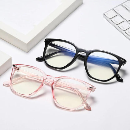 New Vintage Transparent Computer Glasses Frame Women Men Anti Blue Light Eyewear Blocking Glasses Optical Spectacle - HighGloss Shop