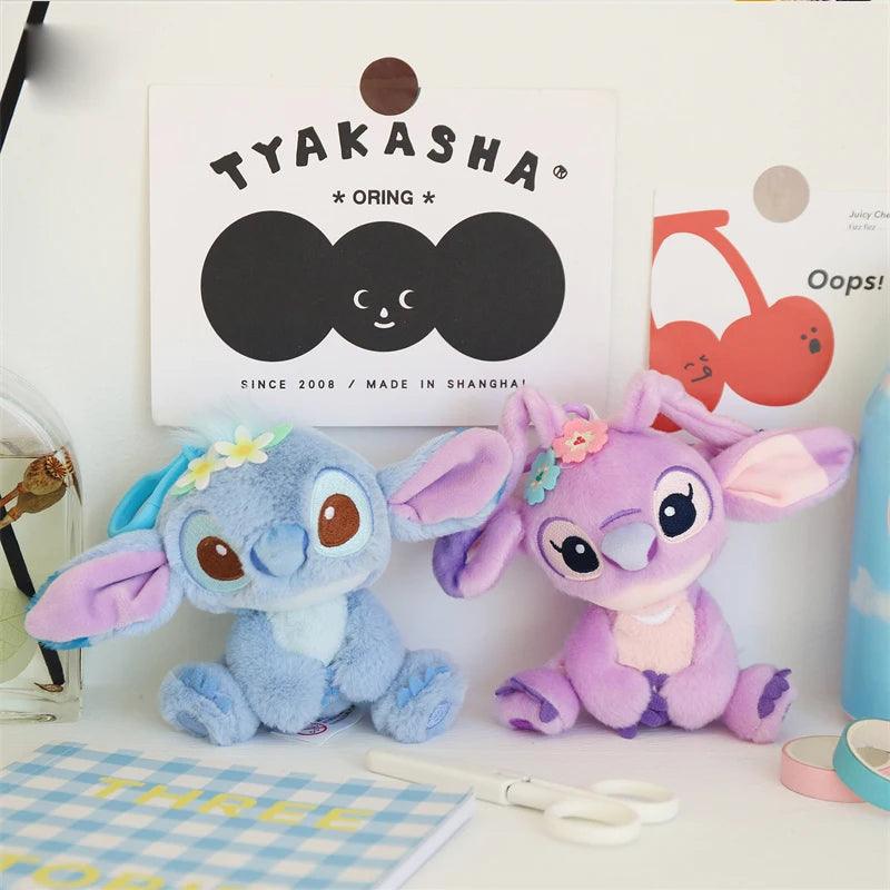 Disney Lilo & Stitch Kawaii Stitch Angel Stuffed Toys  A Couple Of Plush Dolls Plush Backpack Pendant Toy Cartoon&Cute Birthday