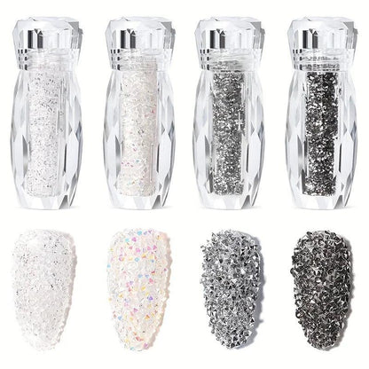 Fairy Micro Crystal Beads 3D Nail Art Accessories DIY Pixie Design Manicure Decoration