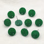 New Arrival! 14/16mm 100pcs/lot Acrylic Coin-Shape Glitter Color Earring Studs For Earrings Accessories/Parts Jewelry DIY Making