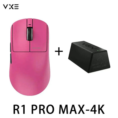 VXE VGN Dragonfly R1 Pro Max Mouse Three Mode Wireless Mouse PAW3395 Sensor 4K Low Delay Gaming Mice PC Accessories Gamer Gifts