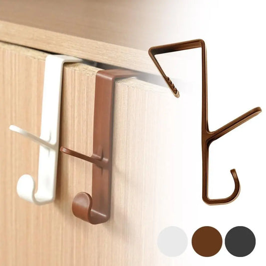 Space Saving Door Hook Organization Easy Install Clothes Hook Kitchen Supplies Hanger Doors Storage Racks Home Living