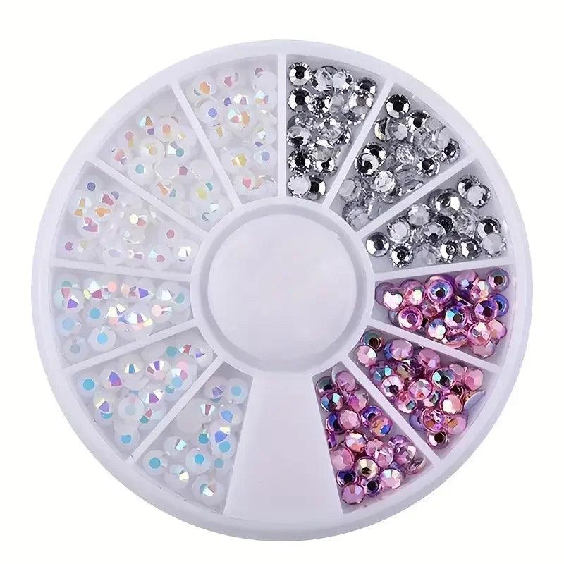 Nail Parts Nail Art Glitter Rhinestone Crystal Gems Jewelry Bead Manicure Decoration Accessories Nail Supplies For Professionals