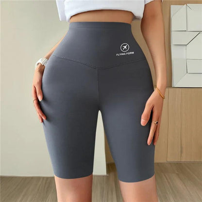 Women's Gym Shorts Sports Fitness Short Leggings Push Up Slim Fit Yoga Half Pants Elastic High Waist Summer Thin Workout Tights