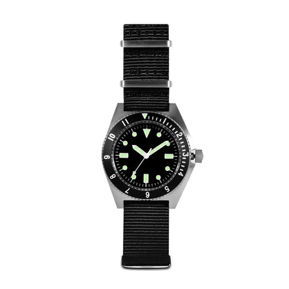 QM "Vietnam" / Platoon US Special Forces UDT Military Men's 300M Diver Super Light C3 Army SM8019BA Without logo Swimming  Watch