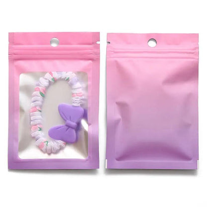 100pcs,Mini Transparent Jewelry Packing Bag,Resealable Ziplock Packaging Bags Nail Accessories Packaging Bags For Small Business