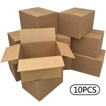 Small Item Shipping Boxes,  5.7x3.3x4.1inches, Single Wall, 32Lb/sq inch, Brown Corrugated Cardboard Mailer Box With Lids