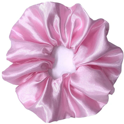 Fashion Oversized Silk Scrunchies for Women Korean Chiffon Elastic Hair Ties Ponytail Holder Headwear Chouchou Cheveux Femme