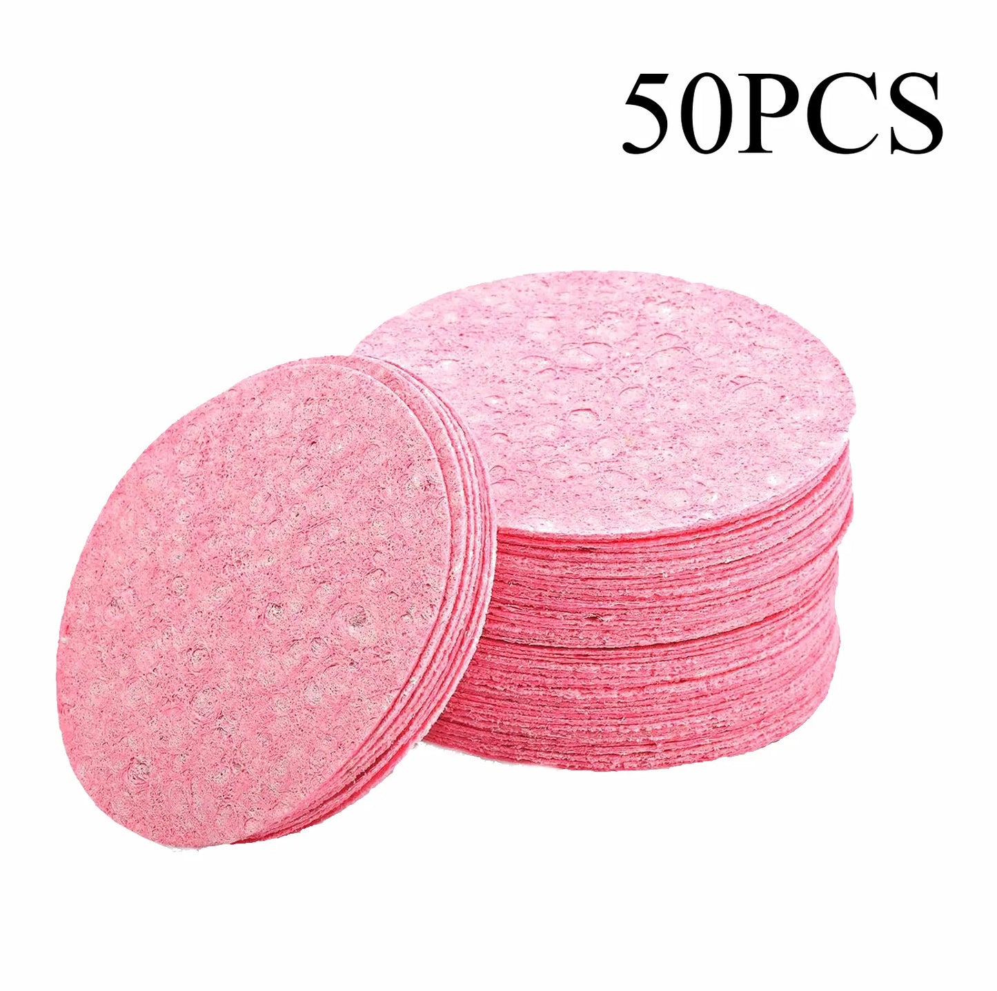 50-1000PCS Compress Face Wash Puff Natural Wood Pulp Sponge Face Wash Puff Foaming Face Puff Cosmetic Puff Face Cleansing Sponge