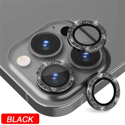 Camera Lens Protector For iPhone 11 12 13 Pro Max Mini 14 15 Pro Max Diamond Metal Protective Glass For iPhone 14 15 Plus Lens