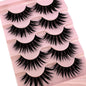 NEW 5Pairs Natural 3D Dramatic Fairy Clusters Manga Lashes Fake Eyelashes Wet Look Cosplay Lashes