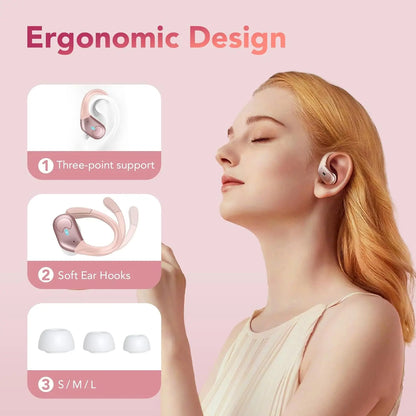 True Wireless Earbuds Bluetooth 5.3 Headphones , Stereo in-Ear Earphones Built-in Mic for iPhone Android Phone HD Call Ear Buds