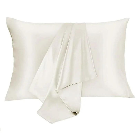 Satin Pillowcases Hair Skin Friendly Simulation Silk Pillowcases With Envelope Closure For Bedroom Office Living Room No Pillow