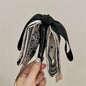 Korean Style Bow Banana Clip Fashion Ribbon Headwear Vertical Clip Headdress Hairpin Bowknot Hair Clip Ponytail Holder