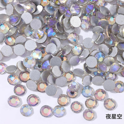 New Glitter Crystal Non Hotfix Rhinestones Стразы Strass Nails Crystals 네일파츠 For Vestidos Nail Charms Nail Art Dres