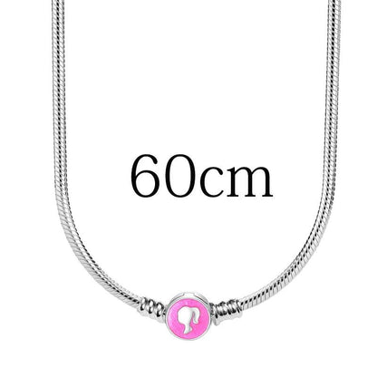 Hot sale % 100 925 sterling silver Barbie series pendant suitable for original 925 sterling silver women's bracelet DIY jewelry