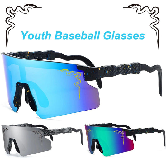 Youth Sunglasses Boys Girls Kids Baseball  Sun Glasses Small head Adult Men Women Eyewear Outdoor Cycling Driving Shades Sport - HighGloss Shop